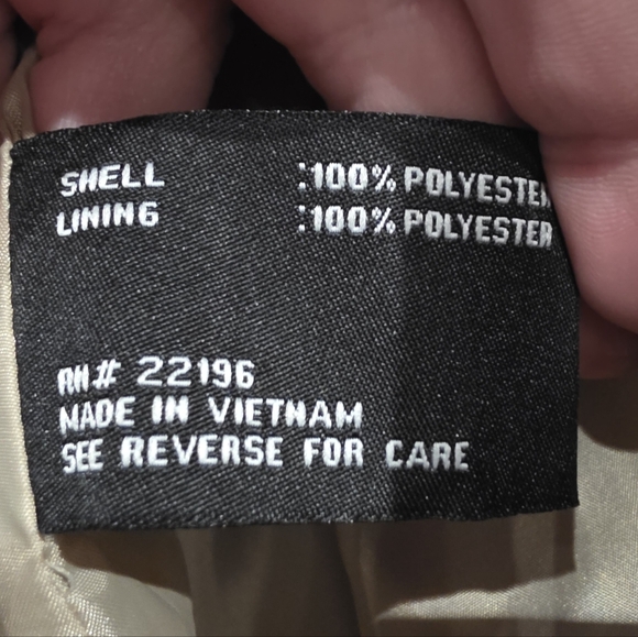 Jason Kole Women's Beige Belted Trench Coat Size Large - Picture 5 of 5